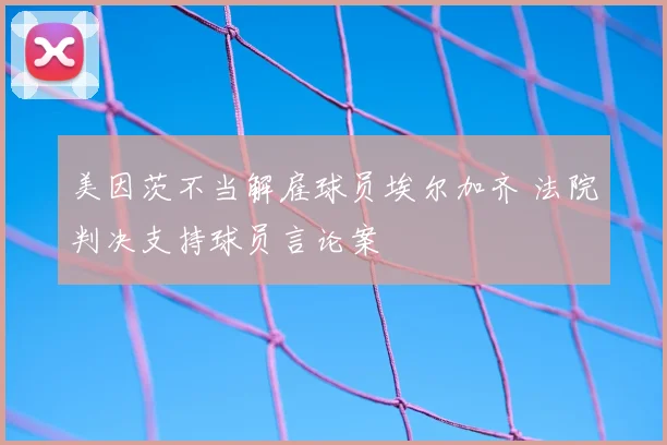 美因茨不当解雇球员埃尔加齐 法院判决支持球员言论案